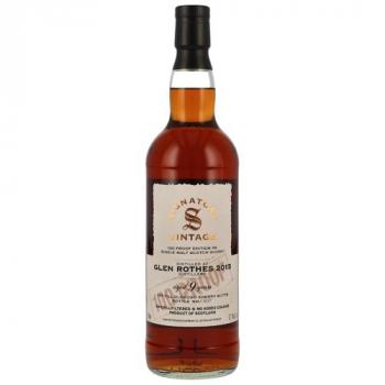 Glenrothes 2014 - 9 Jahre 1st Fill Oloroso Sherry Butts Signatory Vintage 100 Proof Edition #6 - Speyside Single Malt Scotch Whisky mit 57,1% von Signatory / Sample ab