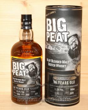 Big Peat 26 Jahre - The Platinum Edition 1992 - 2018 mit 52,5% - Islay Blended Malt Whisky von Douglas Laing