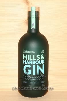 Hills and Harbour Gin - Scottish Gin with Bladderwrack Seaweed and Noble Fir mit 40,0% - Gin mit Blasentang und Edeltanne aus Schottland / Sample ab