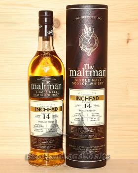 Inchfad 2005 - 14 Jahre Bourbon Cask No. 420 mit 52,1% von The Maltman - single Malt scotch Whisky / Sample ab