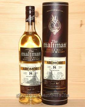 Ardmore 2010 - 8 Jahre Amarone Cask Finish No. 801439 mit 46,0% von The Maltman - single Malt scotch Whisky