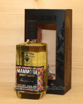 Mammoth Whisky Liqueur  "Bee Edition" Grumsiner Whisky Likör mit 25,0% - ein Likör aus Single Grain Whisky und Lindenblüten Honig aus der Grumsiner Brennerei in der Uckermark