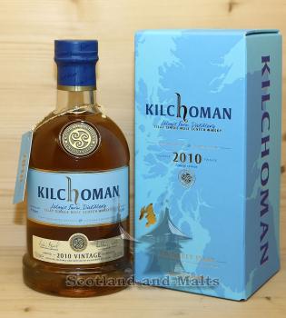 Kilchoman 2010 Vintage Release mit 48,0% - 9 Jahre Bourbon Barrels und Oloroso Sherry Butts - Kilchoman Distillery