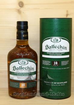 Ballechin 10 Jahre mit 46,0% - Heavily Peated Single Malt scotch Whisky from Edradour Distillery