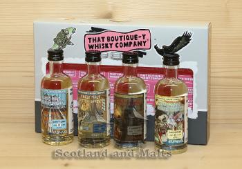 Miniaturen Set 4x 50ml Auchroisk, Dufftown, Linkwood, Teaninisch von That Boutique-y Whisky Company von Atom Supplies Limited