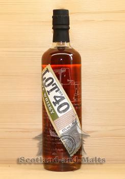 LOT No.40 Rye Whisky mit 43,0% - Canadian Rye Whisky