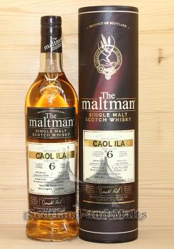 Caol Ila 2014 - 6 Jahre Bourbon Cask No. 19891 mit 56,2% von The Maltman - single Malt scotch Whisky