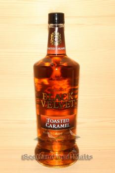 Black Velvet Toasted Caramel Liqueur mit 35,0% - Kanadischer Whisky Likör mit Karamell