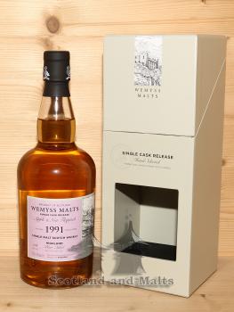 Blair Athol 1991 / 2018 - Apple and Nut Flapjack - 26 Jahre Bourbon Hogshead mit 46,0% von Wemyss Malts - single Malt scotch Whisky