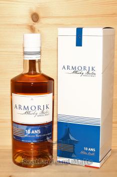Armorik 10 ANS - Armorik 10 Jahre Single Malt de Bretagne mit 46% - single Malt Whisky aus Frankreich