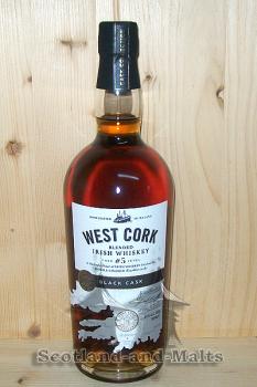 West Cork Black Cask - Double Charred Bourbon Cask Finish - Blended Irish Whiskey