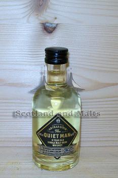 Quiet Man 8 Jahre Irish single Malt Whiskey mit 40% - Miniatur