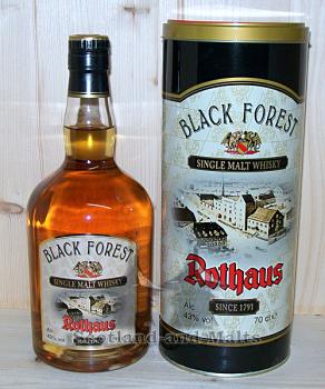 Black Forest 2009 single Malt Whisky mit 43,0% von der Badischen Staatsbrauerei Rothaus