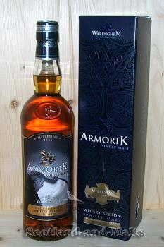 Armorik Millesime 2002 - 12 Jahre Oloroso Sherry Cask No 3298 - single Malt Whisky aus Frankreich