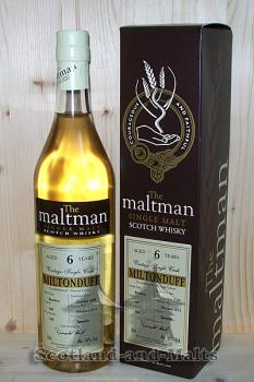 Miltonduff 2008 - 6 Jahre Bourbon Cask No. 266 - Maltman / Sample ab