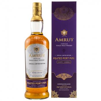 Amrut 2013 Peated Port Pipe No. 2712 mit 60,0% - Special Limited Edition Indian Single Malt Whisky - European Exclusive