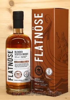 Flatnöse Peated Blended Scotch Whisky mit 43,0% von den  ISLAY BOYS