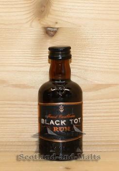Black Tot Rum - Finest Caribbean Rum aus Barbados, Guyana und Jamaica mit 46,2% - 50ml Miniatur