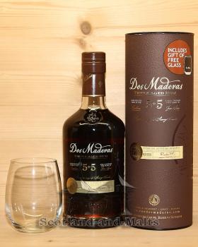 Dos Maderas 5 + 5 - Triple aged Rum aus Guyana und Barbados mit 40,0%