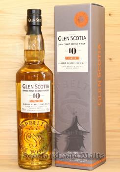 Glen Scotia Peated 10 Jahre Campbeltown single Malt scotch Whisky mit 46,0%