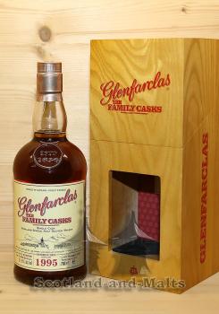 Glenfarclas 1995 - 2018 Family Casks 23 Jahre Sherry Butt No. 6649 mit 51,6% Highland Single Malt Scotch Whisky