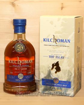 Kilchoman 100% Islay 11.Edition Bourbon Barrel + Sherry Butts mit 50,0% Kilchoman Distillery