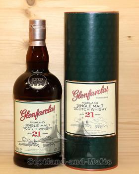 Glenfarclas 21 Jahre Highland Single Malt Scotch Whisky mit 43,0%