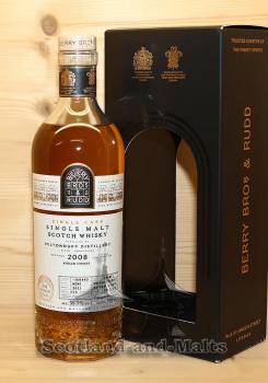 Miltonduff 2008/2021 Bourbon Barrel No.#700443 mit 55,7% Single Malt Speyside Whisky von Berrys Bros & Rudd