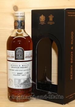 Secret Speyside 2007/2021 Sherry Butt No.1120 mit 64,3% Single Malt Speyside Whisky von Berrys Bros & Rudd