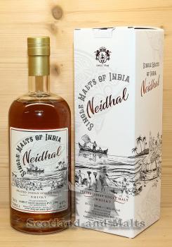 Neidhal Single Malts of India Peated Indian Single Malt Whisky mit 46,0% Bottled by Amrut