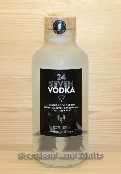 24 SEVEN VODKA - Scottish Vodka aus 100% lokalen Weizen mit 40,0% - Vodka aus Schottland