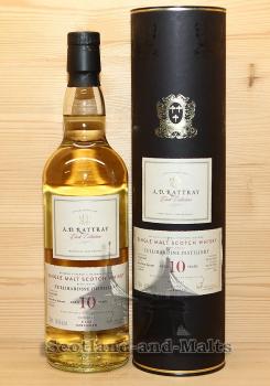 Tullibardine 2010 - 10 Jahre Bourbon Barrel No. 652699 mit 56,9% single Malt scotch Whisky von A.D.Rattray