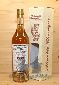 Strathclyde 1989 - 28 Jahre Bourbon Barrel No. 18305 mit 55,6% Lowland single Grain scotch Whisky von The Alambic Classique Collection