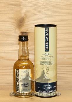 Glencadam 10 Jahre - Highland single Malt scotch Whisky - 50ml Miniatur