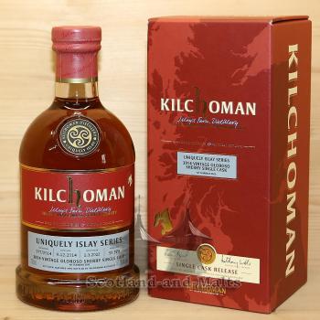 Kilchoman 2014 Vintage Oloroso Cask No. 977/2014 mit 57,3% - Uniquely Islay Series 6/10 "An T-Earrach 2022" Kilchoman Distillery