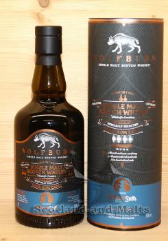 WOLFBURN VIBRANT STILLS LIMITED EDITION 2022 exklusiv für Deutschland Dark Rum Cask Finish mit 50,0% - single Malt scotch Whisky aus der Wolfburn Distillery