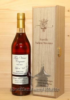 Très Vieux Cognac Fins Bois Lot N. 68 Vallein Tercinier Cognac mit 46,3% - Cognac aus Frankreich Selected by Kirsch Import