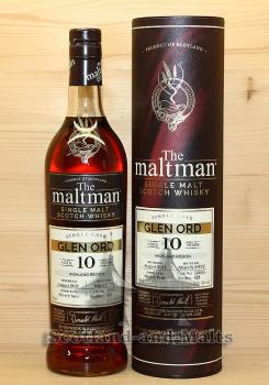 Glen Ord 2011 - 10 Jahre Sherry Butt No. 551055 mit 55,3% von The Maltman - single Malt scotch Whisky
