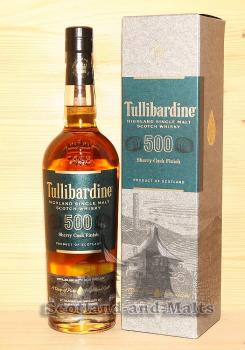 Tullibardine Sherry Finish 500 mit 43,0% Highland Single Malt scotch Whisky