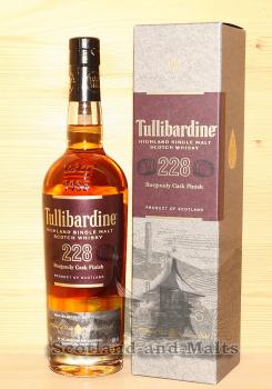 Tullibardine Burgundy Finish 223 mit 43,0% Highland Single Malt scotch Whisky