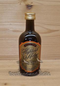 Highland Nectar Scotch Whisky Liqueur mit 35,0% als 50ml Miniatur - Likör mit Whisky aus Schottland