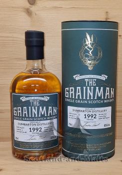 Dumbarton 1992 - 30 Jahre Refill Hogshead No.: 3 mit 48,8% - single Grain scotch Whisky von The Grainman