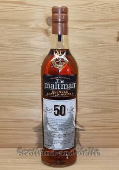Maltman Blended 1972 - 50 Jahre Bourbon Casks + Sherry Butt Finish mit 44,9% ein De Luxe Blend von Meadowside Blending