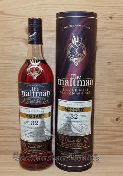 Macduff 1990 - 32 Jahre Refill Hogshead No. 102096 mit 44,4% von The Maltman - single Malt scotch Whisky