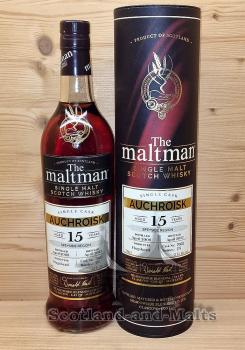 Auchroisk 2008 - 15 Jahre Hogshead No. 7002 mit 53,9% von The Maltman - single Malt scotch Whisky