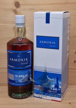 Armorik 15 Jahre "15 ANS" Limited Edition 2023 Bourbon + Sherry Casks mit 46,0% - single Malt Whisky aus Frankreich