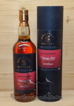 Inchgower 2011 - 12 Jahre Oloroso Sherry Casks Small Batch Edition #3 - Speyside single Malt scotch Whisky mit 48,2% von Signatory