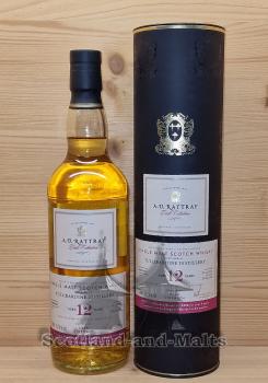 Tullibardine 2010 - 12 Jahre Bourbon Barrel + ex-Longmorn Barrel Finish No. 652696 mit 55,1% single Malt scotch Whisky von A.D.Rattray