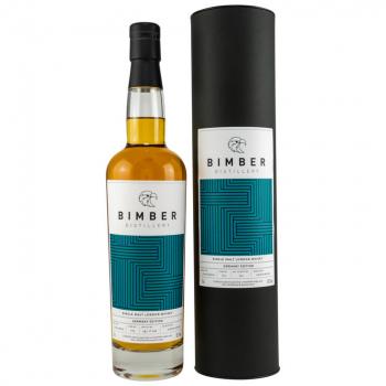Bimber Ex Bourbon Oak Cask No. 104 mit 59,7% - single Malt Whisky aus England Bimber Distillery