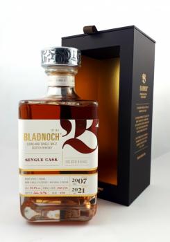 Bladnoch 2007 - 14 Jahre Port Pipe No. 6703  mit 55,9% Lowland single Malt scotch Whisky